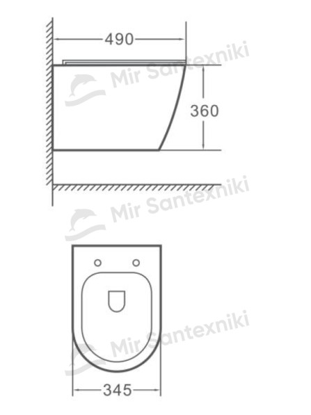 Debora unitazi DBR-701M